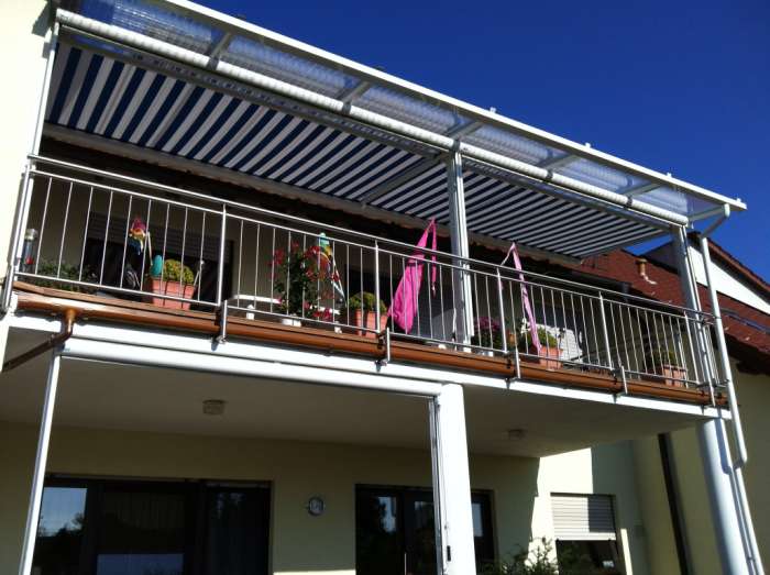 Edelstahlgeländer Füllstäbe senkrech