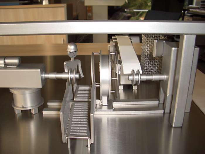 Anlagenmodell Edelstahl