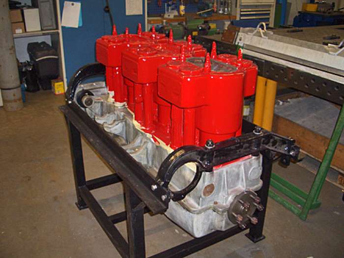 Motorblock American la France schweißen