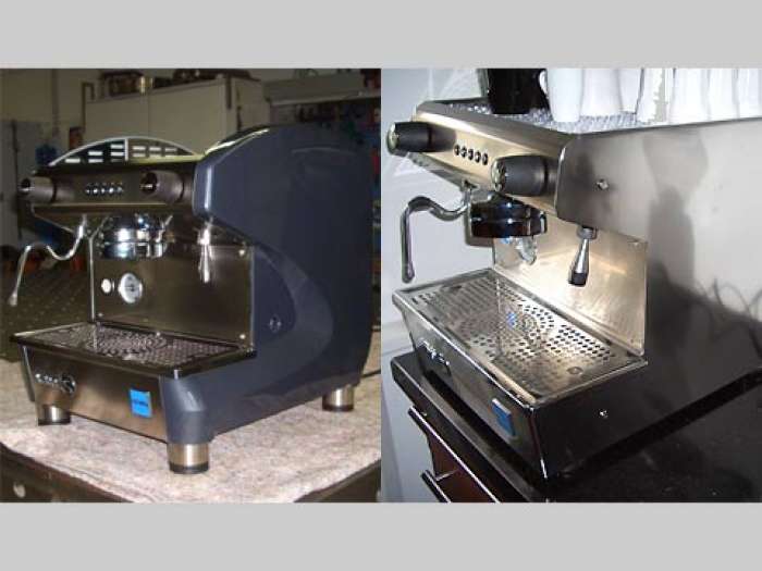 Umbau einer Kaffeemaschine von Kunststoff- in Edelstahlausführung