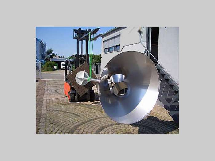 Drei Auslässe des Ballwurftrichters