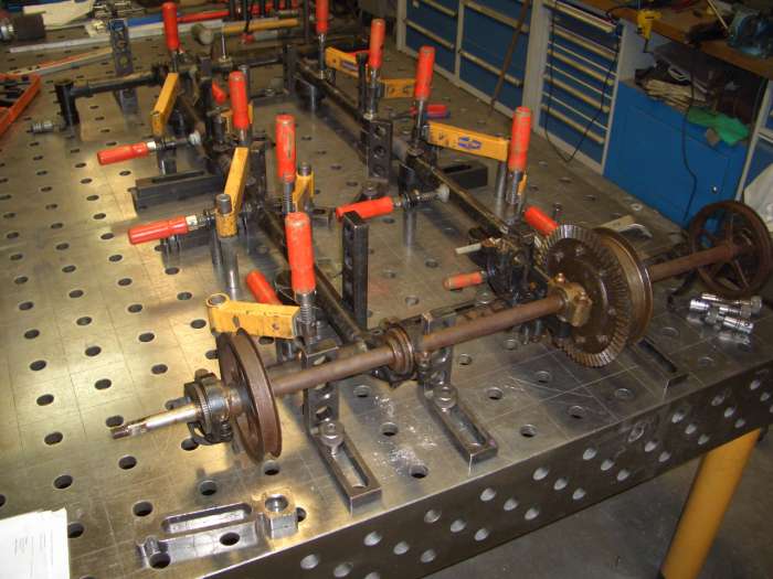 Oldtimerrahmen Rückbau