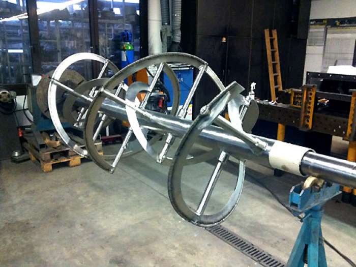 Bandwendel mit Edelstahlpanzern