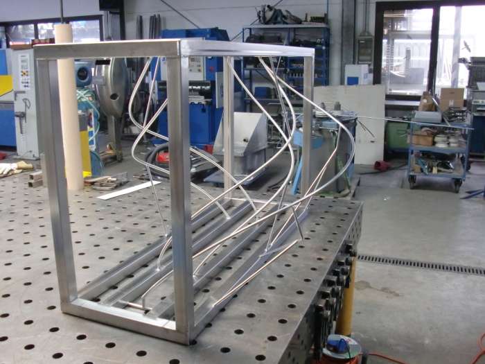 Edelstahl - Rollenwender 180°mechanisch