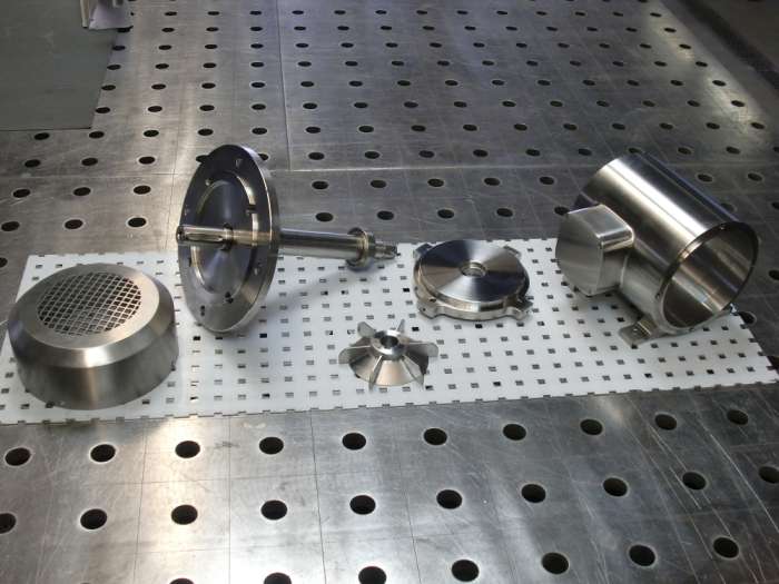 Edelstahl Motorgehäuse