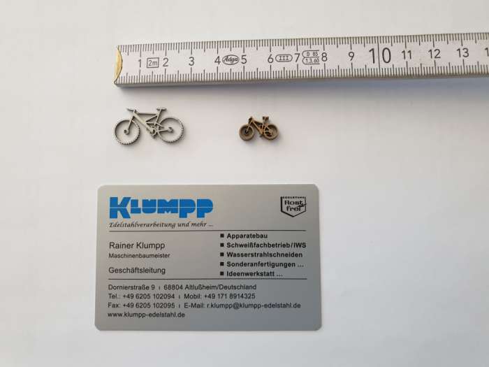 Mikro Wasserstrahlschneiden